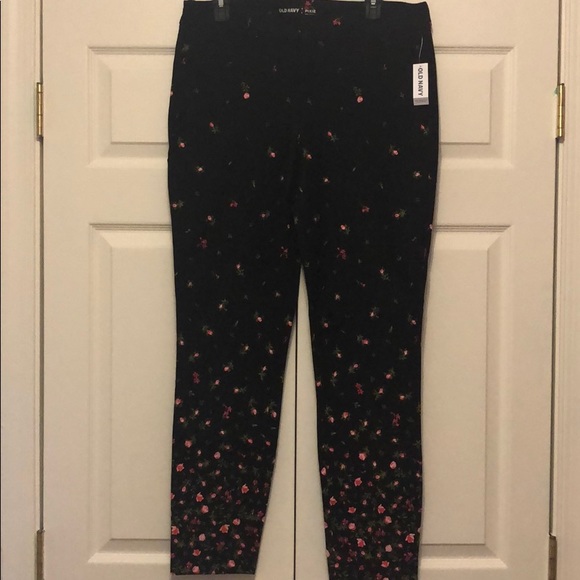 Rose Petal Black Pants - Picture 1 of 5